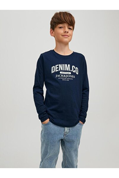 Jack & Jones Μπλούζα "Denim.Co" μπλε