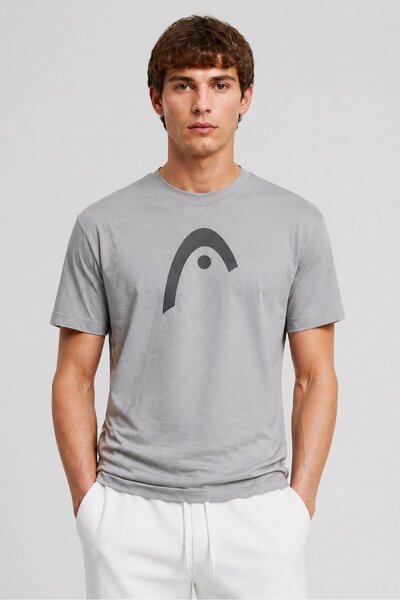 Head Men Classic Fit Short Sleeve Outdoor T-Shirt, Grey