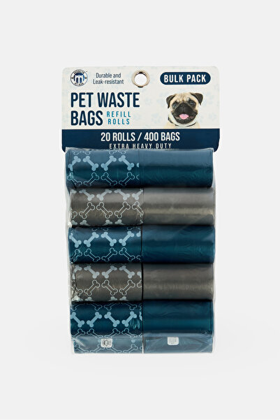 Brooklyn Pet Gear 20 Pieces Rolls Pet Waste Bags, Multicolor