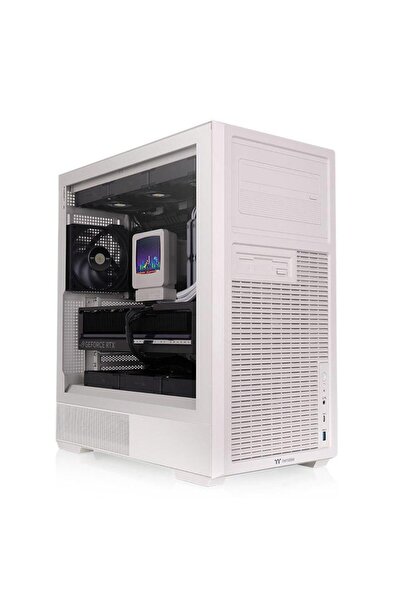 THERMALTAKE Carcasă Retro 360 TG Mid Tower ATX SPCC cu sticlă securizată, Bej