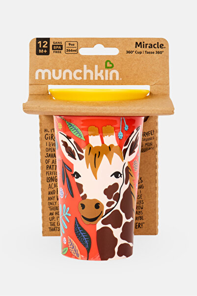 Munchkin Miracle 360 WildLove Sippy Cup 266ml, Yellow