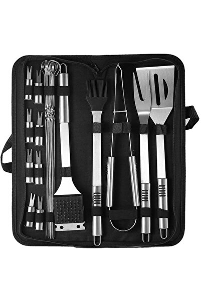 STARSTAR Barbecue Tool Set - 20-Piece Stainless Steel Grill Tool Set, Indoor ...