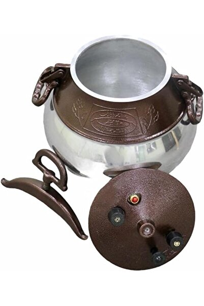 Generic Changqi Afghan Pressure Cooker 50L Aluminium Brown and Silver | Gas &...