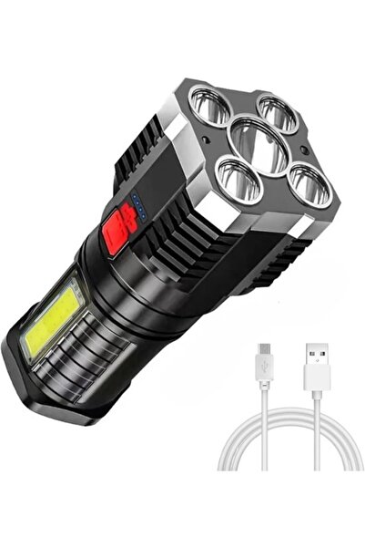 STARSTAR Rechargeable Tactical Flashlight Advanced COB LED Technology USB Rec...