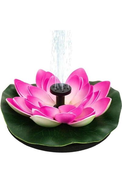 STARSTAR Pond decorations featuring water lilies/lotuses; solar-powered fount...