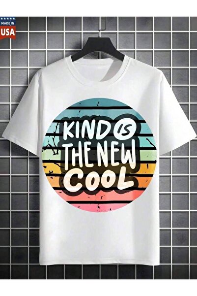 LİNA06 % Cotton Kind Is New Cool-Shirt Vintage Retro Design Graphic Tee Made ...