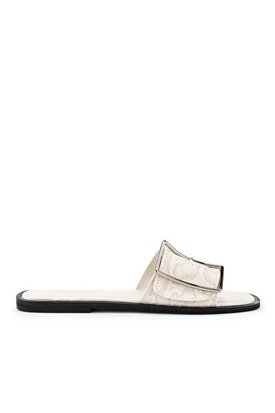 BATA Buckle Detailed Slide Sandals