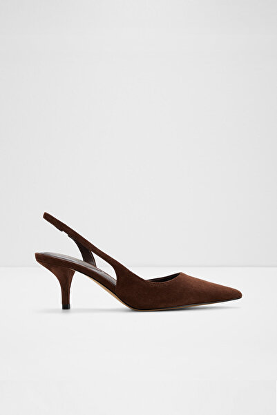 Aldo STESSYLOWSLING - Kadın Hakiki Deri Kahverengi İnce Topuklu Arkası Açık T...