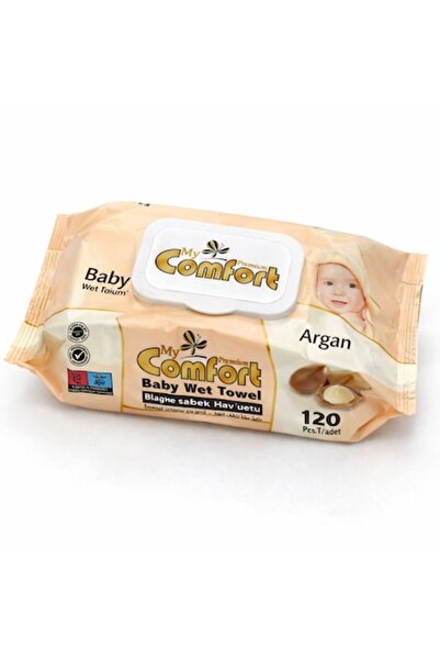 My Comfort Șervețele umede Premium 120 buc. – Bebeluși cu Migdale –