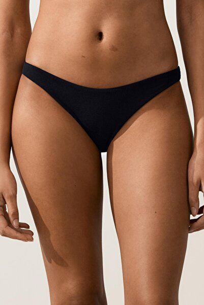 Oysho U kesim orta bel piqué bikini altı