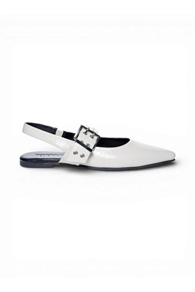 BATA Slingback Strap Flat Shoes