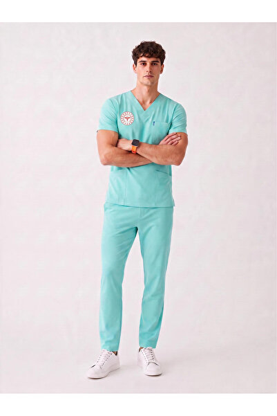 ÜÇAS UNIFORM AİLE SAĞLIĞI FORMASI LİKRA TAKIM YENİ YÖNETMELİĞE UYGUN FRESH MINT