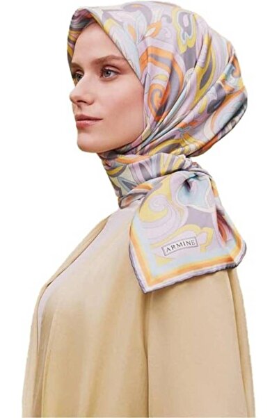 Armine وشاح حرير تويل 100% 9323D (T) (نوستالجي)-81