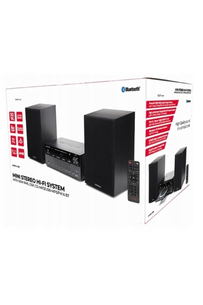 Aiwa MICRO TOWER MSBTU-550 TOWER Egalizator DSP Ceas Radio USB AUX + Telecomandă