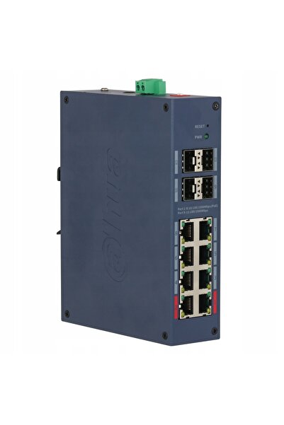 NO BRAND SWITCH INDUSTRIAL POE MANAGEMENTAT CU 8 PORTURI + 4X SFP DAHUA