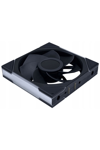 Lian Li Ventilator UNI FAN TL LCD Wireless cu palete inversate PWM 140mm Negru