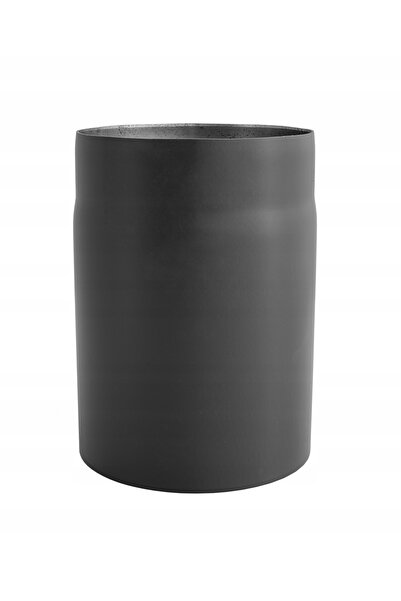 NO BRAND Tub negru de fum SZTUCER, extensie dreaptă tip spirală pentru coș, F...