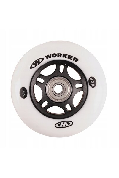 NO BRAND Roți WORKER de 72mm cu rulmenți cromati ABEC-7