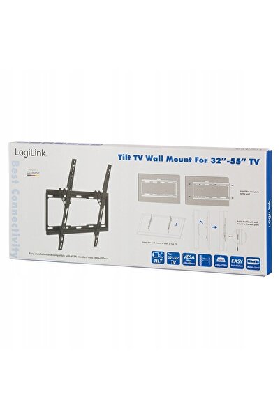 LogiLink Suport de perete pentru TV 32-55 inch VESA 400x400 Inclinabil 35kg