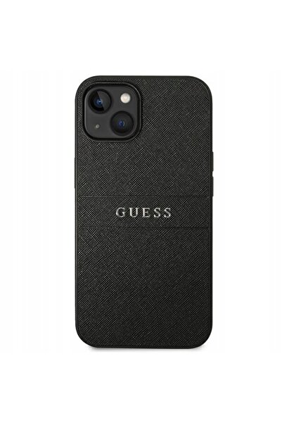 NO BRAND Husă Guess cu curea din piele Saffiano pentru iPhone 14 Plus, husă d...