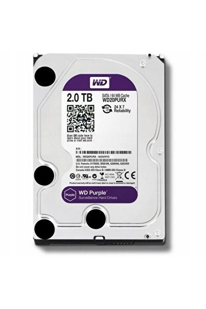 WESTERN DIGITAL Hard disk 3.5 SATA3 WD WD20PURZ Purple 2TB