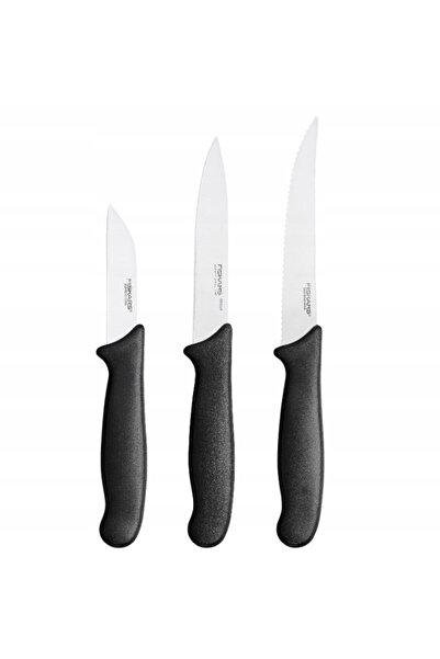 FiSKARS Set esențial de 6 cuțite (de bucătărie + pentru legume) + ascuțitoare...