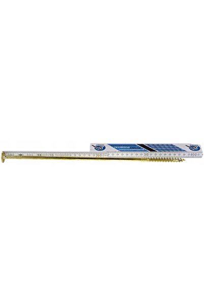 Wkret-Met 25x Șuruburi CIESIELSKIE 10x380 pentru lemn, TORX, cu șaibe, OC 8S
