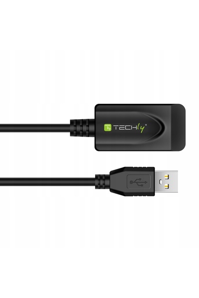 Techly Cablu prelungitor activ USB 2.0 A-A M/F