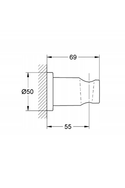 Grohe Suport de perete pentru duș tip ploaie 27074DC0
