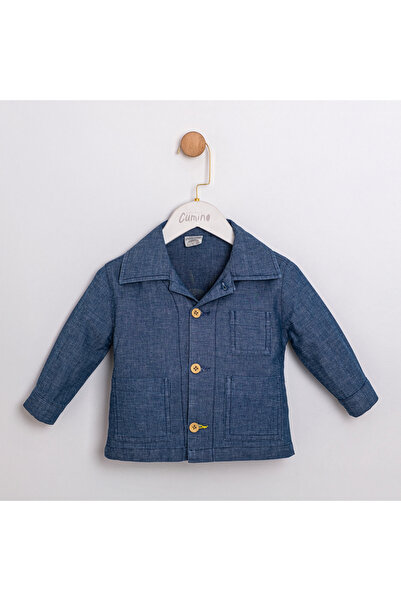 Coolimino Baby Boy Denim Look Shirt with Sun Print