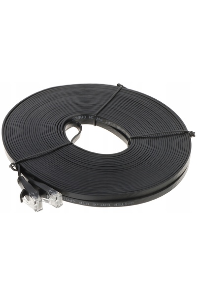 NO BRAND Cablu patch RJ-45 20m UTP cat. 6 CABLU PLAT ELASTIC