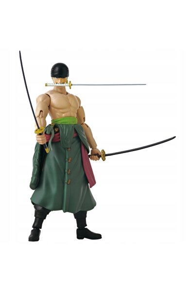 BANDAI FIGURINĂ EROI ANIME ONE PIECE - RORONOA ZORO CU TRESĂRĂ DE TREI SABII