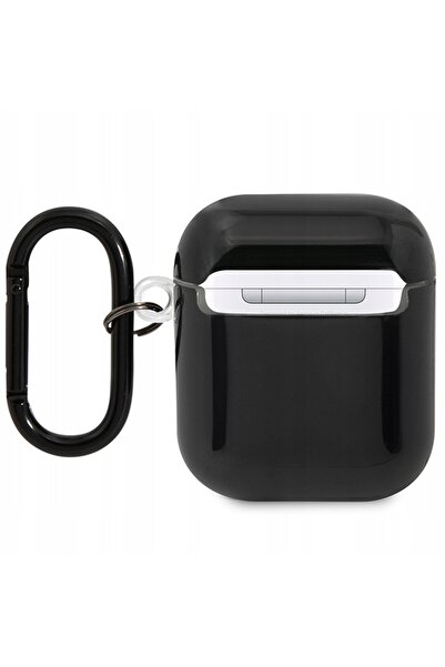 NO BRAND Husă BMW BMA222SWTK pentru AirPods 1/2, negru/negru, Multicolor
