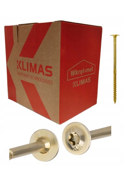 Wkret-Met Șurub TORX pentru lemn, de tâmplărie, 8,0x300, 50 buc.