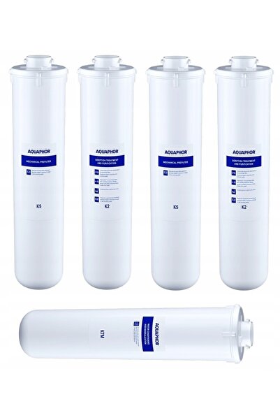 Aquaphor Set de filtre 2 x K5, 2 x K2, K7M pentru filtrul de apă RO-101S Morion