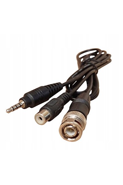 NO BRAND ADAPTOR BNC RCA JACK 4-PIN CABLU JACK 3.5mm 4PIN