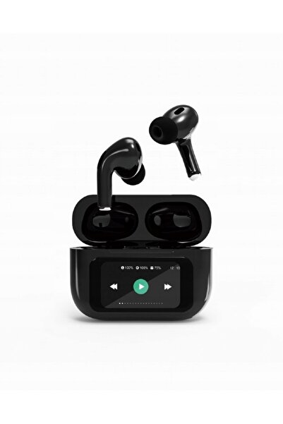 Gembird Căști in-ear TWS-LCD-ANC-01-BK cu microfon negre