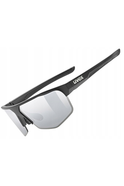 Uvex Axos Set negru mat/argintiu oglindă/transparent ochelari de soare OS