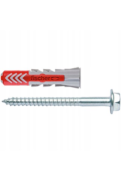 Fischer Șuruburi de expansiune cu set de șuruburi DUOPOWER 10mm x 50mm 25 bucăți