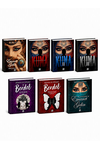 dokuzyayinlari Şehnaz Gülşen Bütün Eserleri 7'li Ciltsiz Kitap Seti