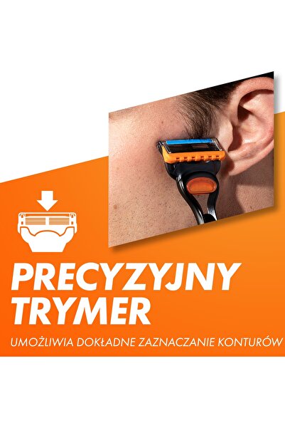 Gillette Rezerve de lame de ras Fusion5 pentru bărbați, 24 bucăți