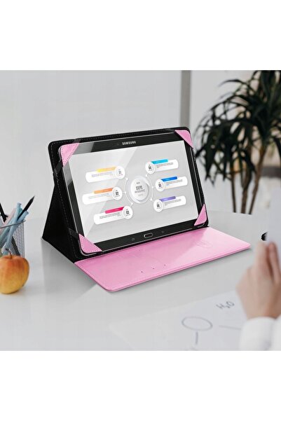 NO BRAND Husă universală pentru tabletă de 7 " UNT roz