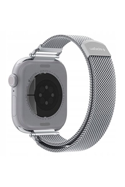 Spigen Curea WBM4 pentru Apple Watch 8/9/10/11/SE (40/41/42mm) argintie
