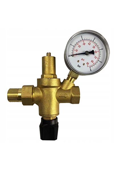 Hydroland Robinet de umplere de 1/2'' cu manometru de 6 bari, aprobat pentru ...