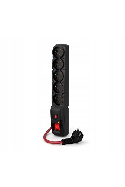 ACAR Prelungitor F5 cu 5 prize, PL 230V, PL 16A, 3m, negru