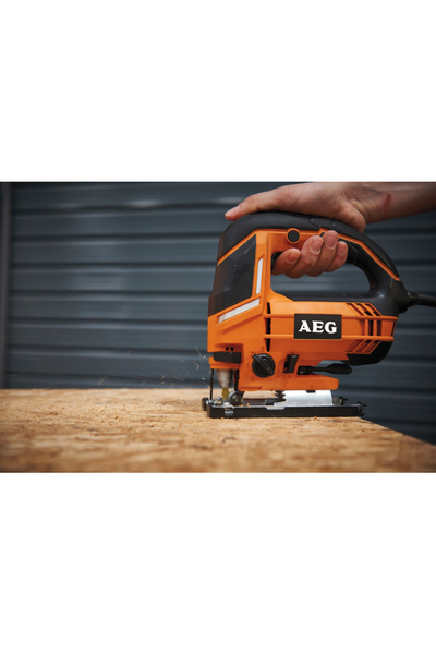 AEG Fierăstrău electric tip jig saw, cu rețea, suport metalic, 700W, STEP100X...