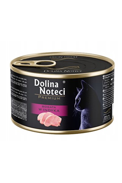 NO BRAND DOLINA NOTECI Hrană Premium pentru Pisici cu Curcan 36 X 185 G