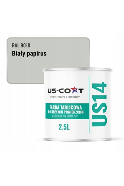 NO BRAND Vopsea pentru camera copiilor, tip cretă, 2,5L, Alb Papiorus RAL9018