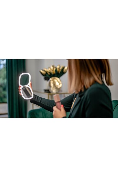 NO BRAND HUMANAS HS-PM01 Oglindă cosmetică albă