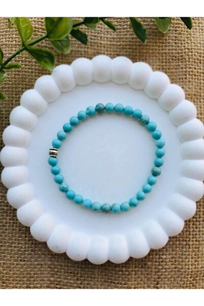 Luba Both Bracelet and Prayer Beads, 33 Pieces, 6 mm Turquoise, Turquoise Nat...